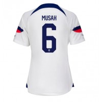 Dámy Fotbalový dres Spojené státy Yunus Musah #6 MS 2022 Domácí Krátký Rukáv